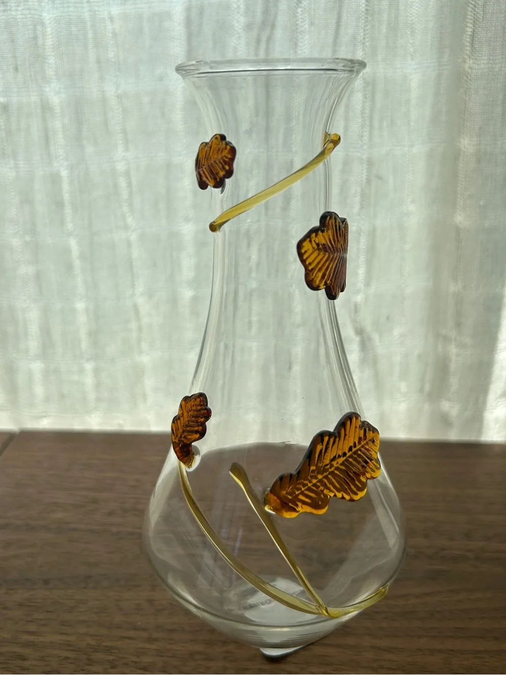 NWT Anthropologie Amber Embellished Icon Bud Vase, Clear